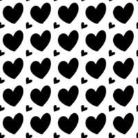 seamless pattern of heart shape background vector