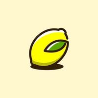 diseño de logotipo de limón vector