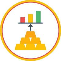 Gold Investing Vector Icon Design