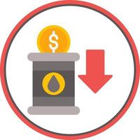 Oil Investing Vector Icon Design