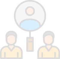 Hr Outsourcing Vector Icon Design