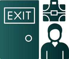 Exit Interview Vector Icon Design