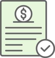 Investment Agreement Vector Icon Design