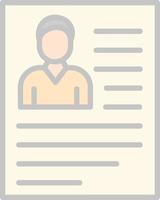 Cv Vector Icon Design
