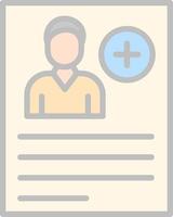 Employee Account Vector Icon Design