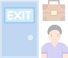 Exit Interview Vector Icon Design