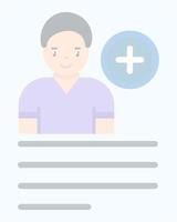 Employee Account Vector Icon Design