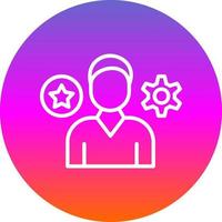 Employee Skills Vector Icon Design