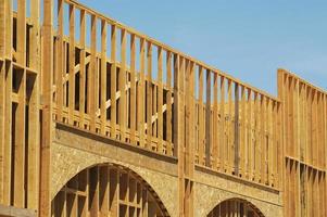 New Construction Home Framing Abstract photo