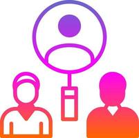 Hr Outsourcing Vector Icon Design