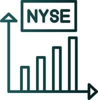 diseño de icono de vector de nyse