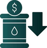 Oil Investing Vector Icon Design