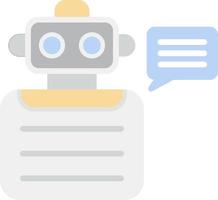 Robot Advisor Vector Icon Design