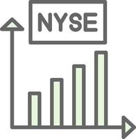 diseño de icono de vector de nyse