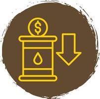 Oil Investing Vector Icon Design