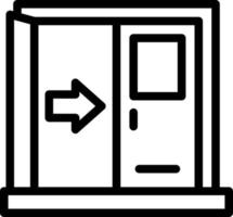 Exit Vector Icon Design