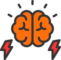 Brain Power Vector Icon Design