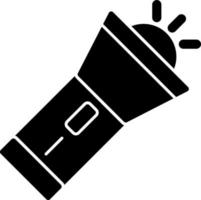 Flashlight Vector Icon Design