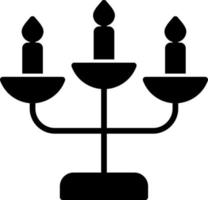 Candelabra Vector Icon Design