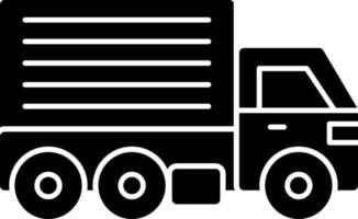 Cargo Truck Vector Icon Design