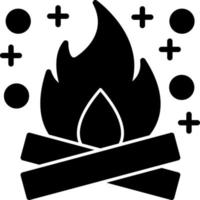 Bonfire Vector Icon Design