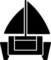 diseño de icono de vector de catamarán