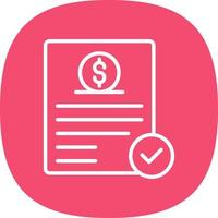 Investment Agreement Vector Icon Design