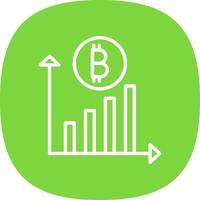 Cryptocurrency Investment Vector Icon Design