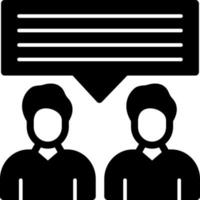 Discussion Vector Icon Design