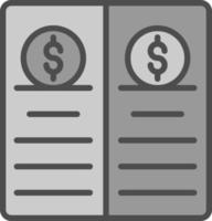 Balance Sheet Vector Icon Design