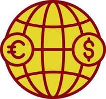 Foreign Investment Vector Icon Design