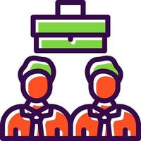 Business Team Vector Icon Design