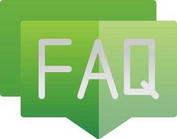 Faq Vector Icon Design