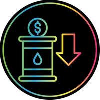 Oil Investing Vector Icon Design