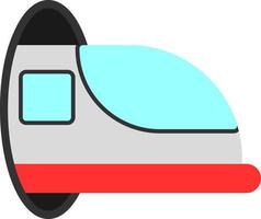 Hyperloop Vector Icon Design