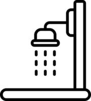 Shower Vector Icon Design