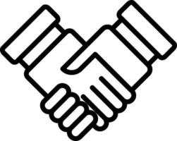 Handshake Vector Icon Design