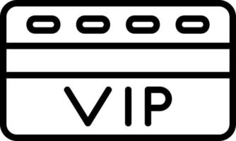 Member Card Vector Icon Design