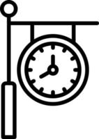 diseño de icono de vector de reloj