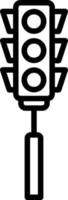 Traffic Lights Vector Icon Design