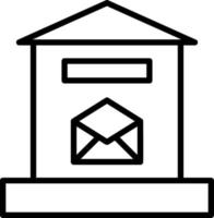 Letter Box Vector Icon Design