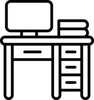 Desk Vector Icon Design