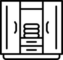 Wardrobe Vector Icon Design