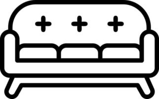 Sofa Vector Icon Design