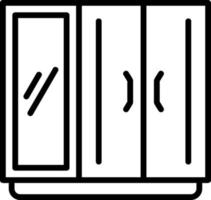 Wardrobe Vector Icon Design