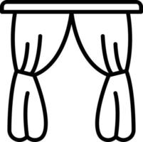 Curtain Vector Icon Design