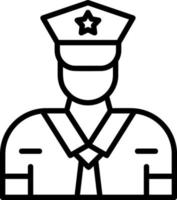 Security Guard Vector Icon Design