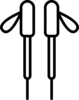 diseño de icono de vector de palos