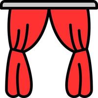 Curtain Vector Icon Design