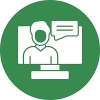 Digital Man Vector Icon Design